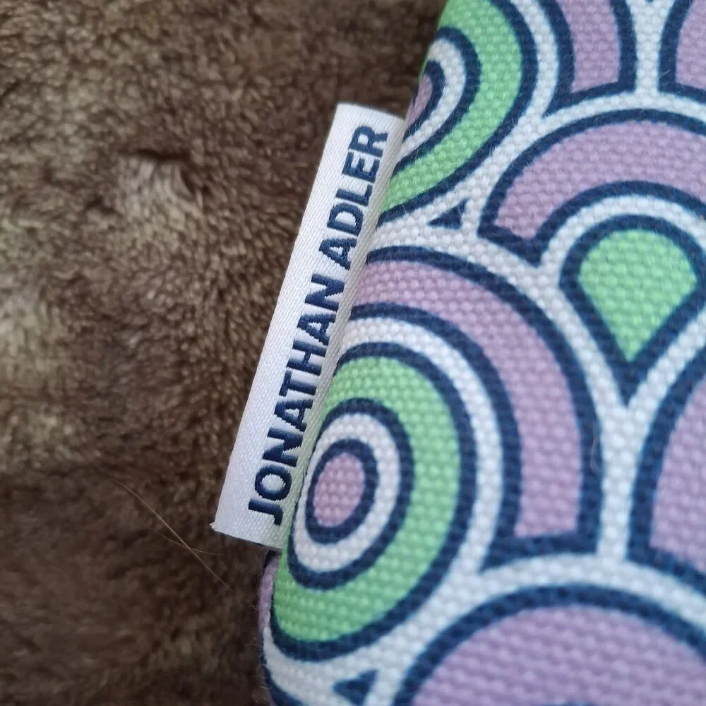 Clinique x Jonathan Adler Makeup Bag - Mint Green, Retro Geometric - Limited Ed